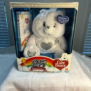 Care Bears 2007 25th Anniversary Swarovski Crystal Eyes Sterling Accents